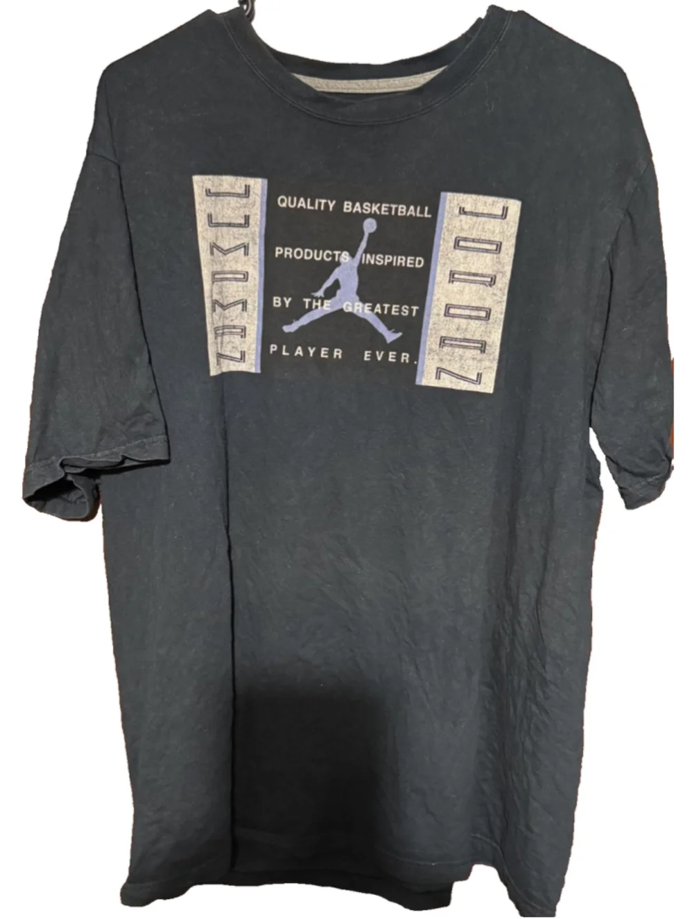 Nike Air Jordan Logo Jumpman t-shirt Men Sz XL Blue